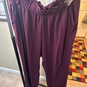 BOLD elements Rich Purple Pants